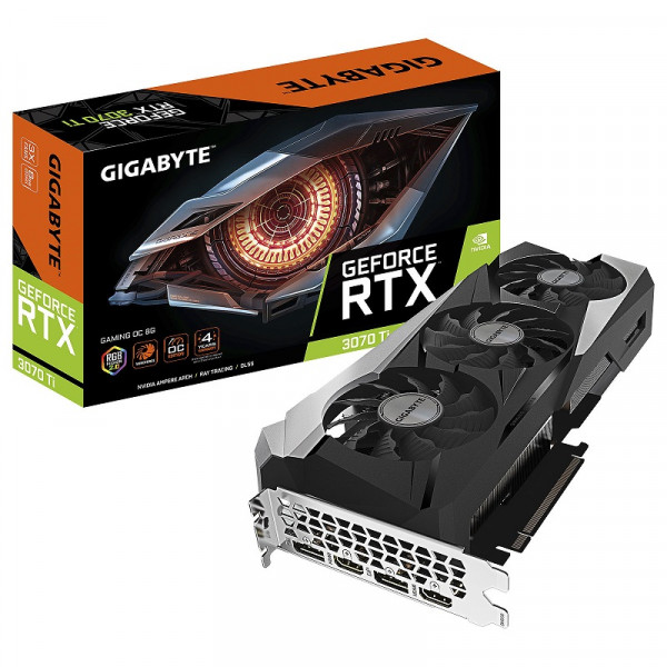 Gigabyte GeForce RTX 3070 Ti GAMING OC 8GB GDDR6X NVIDIA Gigabyte, Ultra Pc Gamer Maroc