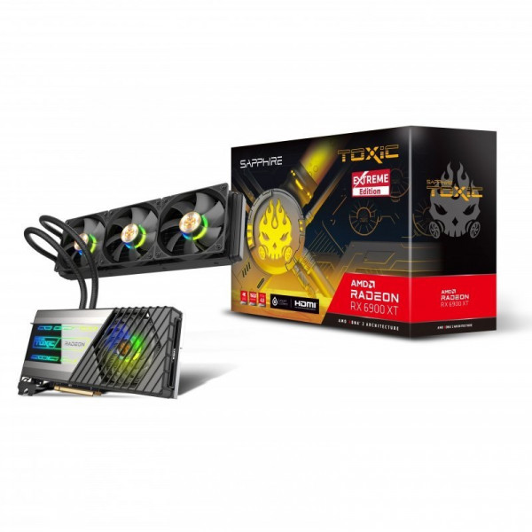 Sapphire TOXIC Radeon RX 6900 XT Extreme Edition 16GB GDDR6 Cartes graphiques Sapphire, Ultra Pc Gamer Maroc
