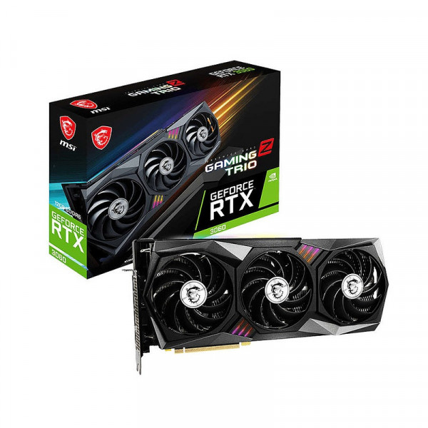 MSI GeForce RTX 3060 Gaming Z Trio 12GB GDDR6 Cartes graphiques MSI, Ultra Pc Gamer Maroc