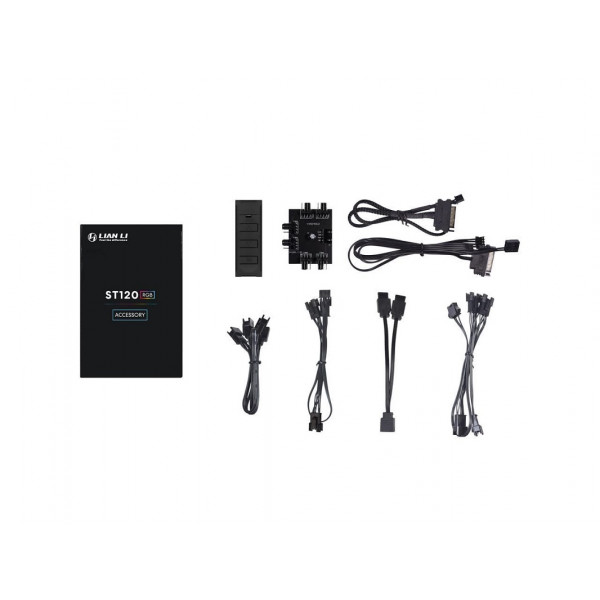 Lian Li ST120 ARGB PWM (Triple Pack) Blanc Ventilateurs boîtier Lian Li, Ultra Pc Gamer Maroc