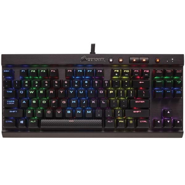Corsair Gaming K65 LUX RGB Cherry MX Red Claviers Corsair, Ultra Pc Gamer Maroc