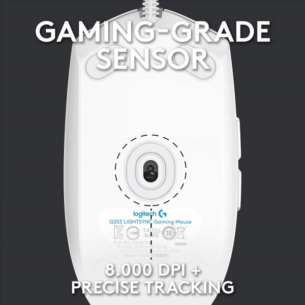 Logitech G102 LightSync RGB (Blanc) Souris Logitech, Ultra Pc Gamer Maroc