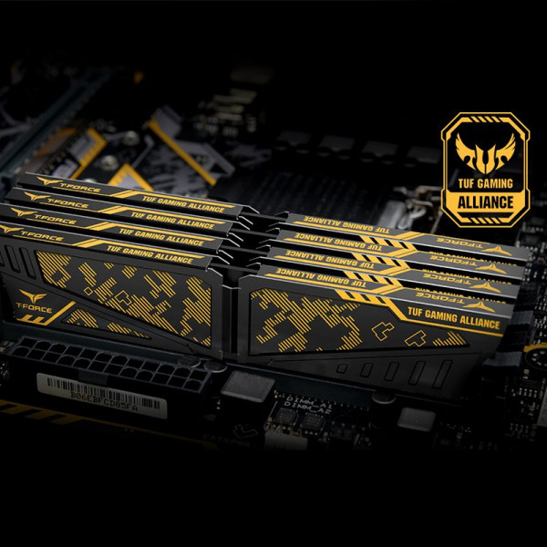 Team Group VULCAN TUF Gaming 16Go (2x 8Go) DDR4 3200MHz CL16 Mémoire vive PC Team Group, Ultra Pc Gamer Maroc