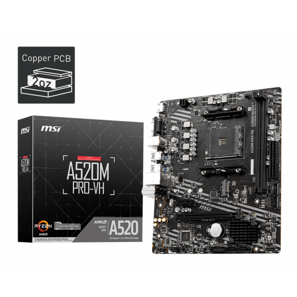 MSI A520M PRO-VH Cartes mères MSI, Ultra Pc Gamer Maroc