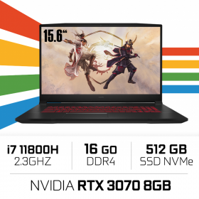 MSI Katana GF66 11UG i7-11800H/16GB/512GB SSD/RTX3070 8GB/15.6'' 144Hz PC Portables Gamer MSI, Ultra Pc Gamer Maroc