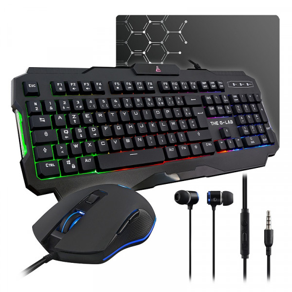 The G-Lab Combo Helium Kits claviers/souris The G-Lab, Ultra Pc Gamer Maroc