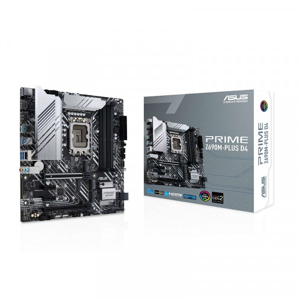 ASUS PRIME Z690M-PLUS D4 Cartes mères ASUS, Ultra Pc Gamer Maroc