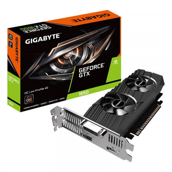 Gigabyte GeForce GTX 1650 OC Low Profile 4GB GDDR5 Cartes graphiques Gigabyte, Ultra Pc Gamer Maroc