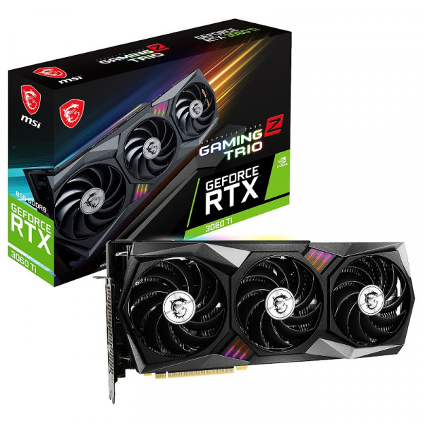 MSI RTX 3060 TI GAMING Z TRIO 8GB GDDR6 (LHR) Cartes graphiques MSI, Ultra Pc Gamer Maroc