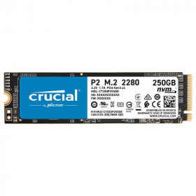 Crucial P2 M.2 PCIe NVMe 250GB Disques SSD Crucial, Ultra Pc Gamer Maroc