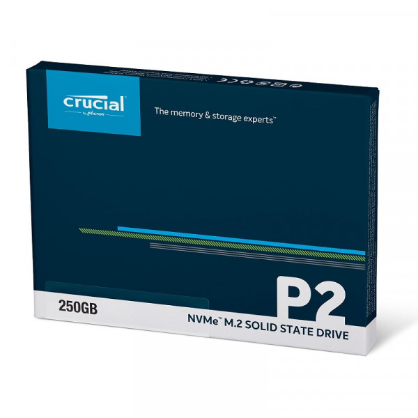 Crucial P2 M.2 PCIe NVMe 250GB Disques SSD Crucial, Ultra Pc Gamer Maroc