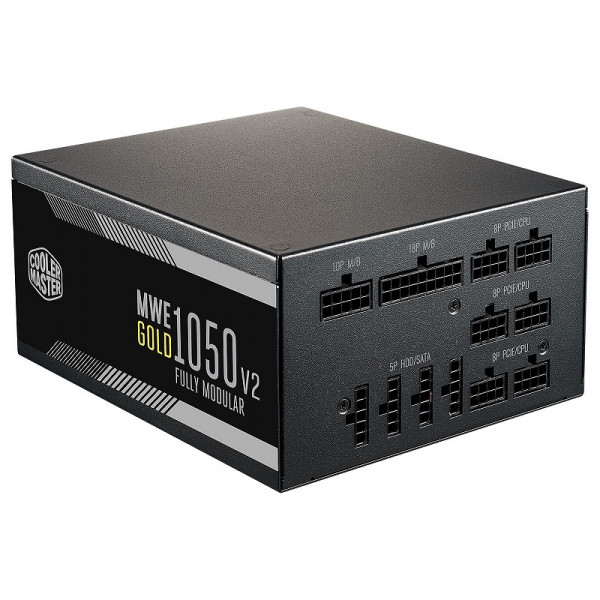 Cooler Master MWE Gold 1050 Full Modular V2 80PLUS GOLD 1050W Alimentations PC Cooler Master, Ultra Pc Gamer Maroc