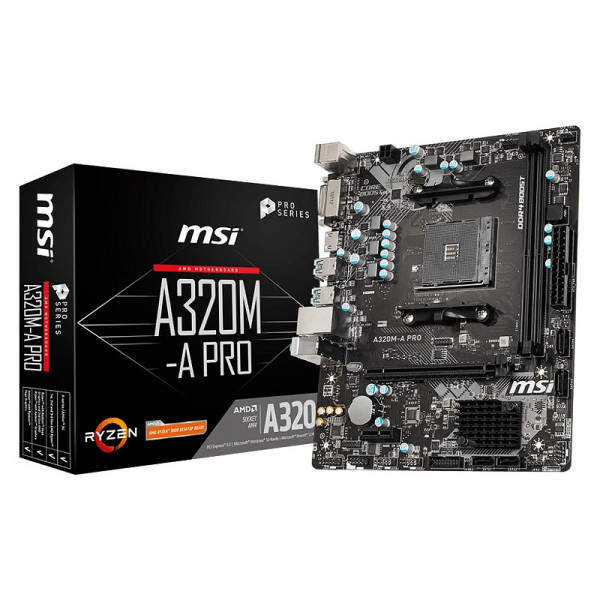 MSI A320M-A PRO Cartes mères MSI, Ultra Pc Gamer Maroc