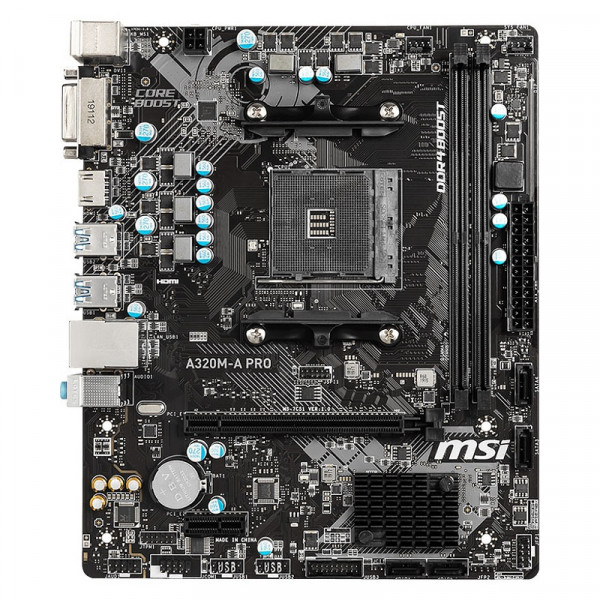 MSI A320M-A PRO Cartes mères MSI, Ultra Pc Gamer Maroc