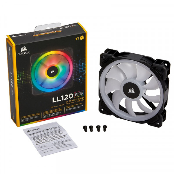 Corsair LL Series LL120 RGB Noir Refroidissement Corsair, Ultra Pc Gamer Maroc