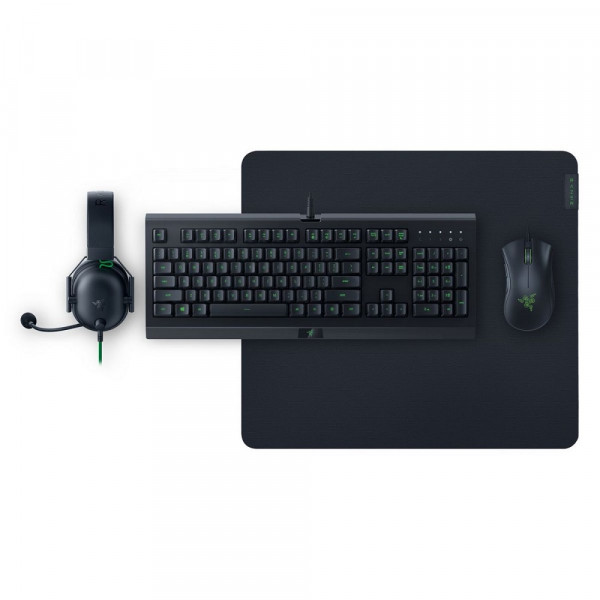 Razer Power Up V2 Bundle Clavier Cynosa Lite + Tapis Gigantus V2 Large + Souris Deathadder Essential + Casque Blackshark V2 X...