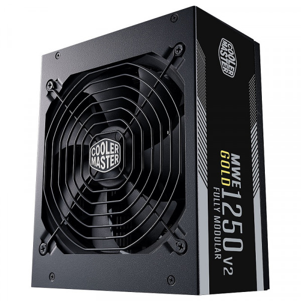 Cooler Master MWE Gold 1250 Full Modular V2 80PLUS GOLD 1250W Alimentations PC Cooler Master, Ultra Pc Gamer Maroc