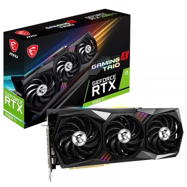MSI GeForce RTX 3080 Ti GAMING X TRIO 12GB GDDR6X NVIDIA MSI, Ultra Pc Gamer Maroc
