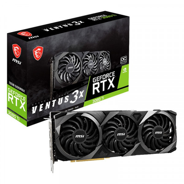 MSI GeForce RTX 3080 Ti VENTUS 3X OC 12GB GDDR6X NVIDIA MSI, Ultra Pc Gamer Maroc