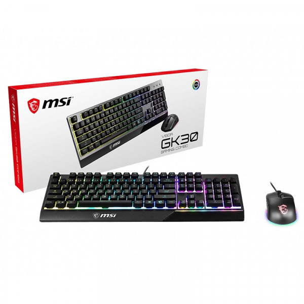 MSI Vigor GK30 + Clutch GM11 (Noir) Kits claviers/souris MSI, Ultra Pc Gamer Maroc