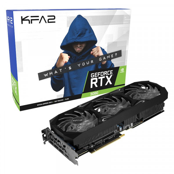 KFA2 GeForce RTX 3080 SG (1-Click OC) 10GB GDDR6X Cartes graphiques KFA2, Ultra Pc Gamer Maroc