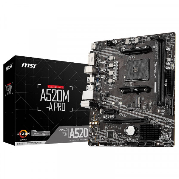 MSI A520M-A PRO Cartes mères MSI, Ultra Pc Gamer Maroc
