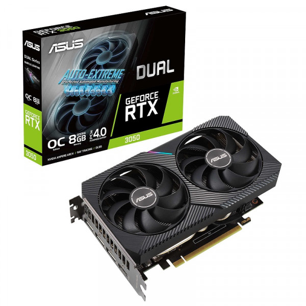 ASUS GeForce RTX 3050 DUAL OC 8GB GDDR6 Cartes graphiques ASUS, Ultra Pc Gamer Maroc