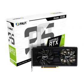 PALIT GeForce RTX 3050 DUAL 8GB GDDR6 Cartes graphiques Palit, Ultra Pc Gamer Maroc
