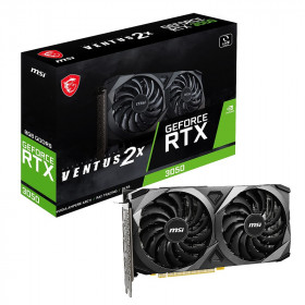 MSI GeForce RTX 3050 VENTUS 2X OC 8GB GDDR6 Cartes graphiques MSI, Ultra Pc Gamer Maroc