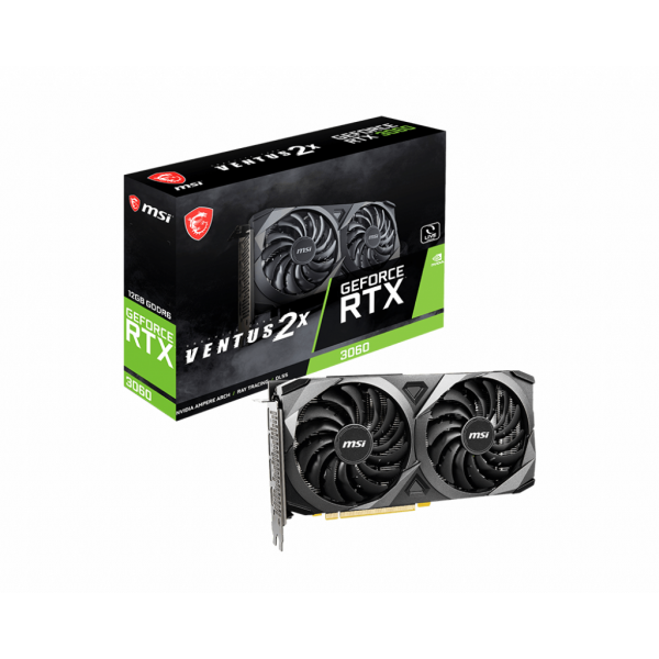 MSI GeForce RTX 3060 VENTUS 2X 12GB GDDR6 Cartes graphiques MSI, Ultra Pc Gamer Maroc