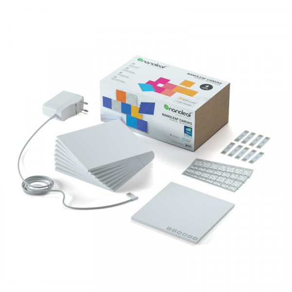 Nanoleaf Canvas Starter Kit (9 pièces) Périphériques de jeu Nanoleaf, Ultra Pc Gamer Maroc