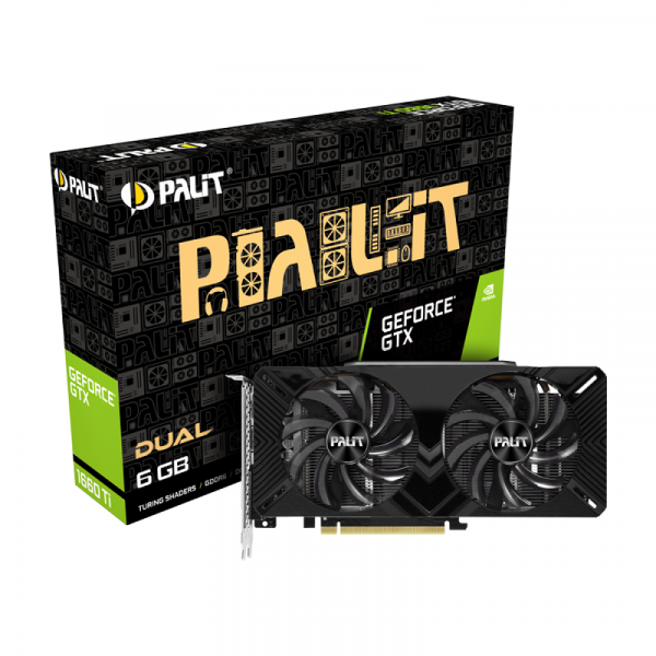 PALIT GeForce GTX 1660 Ti DUAL 6GB GDDR6 Cartes graphiques Palit, Ultra Pc Gamer Maroc