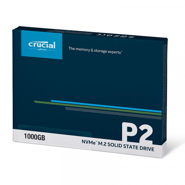 Crucial P2 M.2 PCIe NVMe 1TB Disques SSD Crucial, Ultra Pc Gamer Maroc