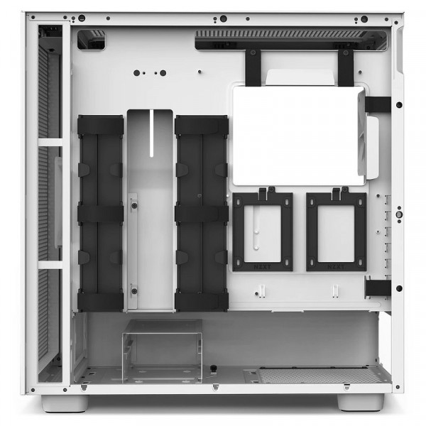 NZXT H7 Flow Blanc Boitiers PC NZXT, Ultra Pc Gamer Maroc