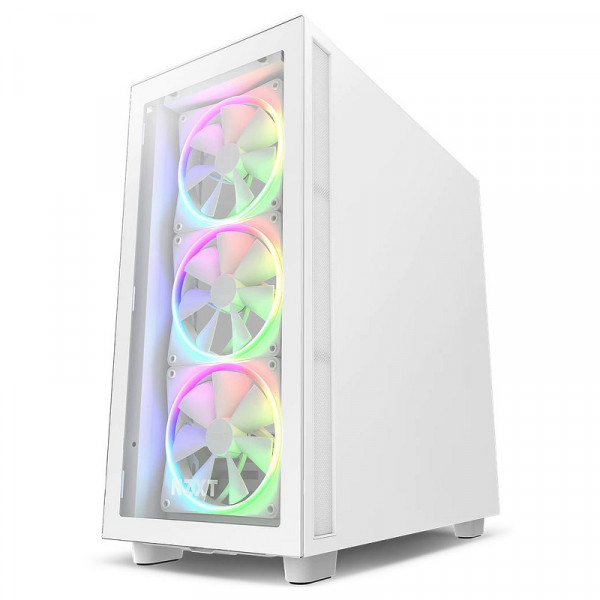 NZXT H7 Elite White Boitiers PC NZXT, Ultra Pc Gamer Maroc