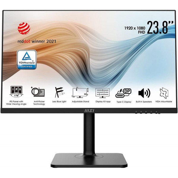MSI Modern MD241P 23.8" IPS Moniteurs MSI, Ultra Pc Gamer Maroc