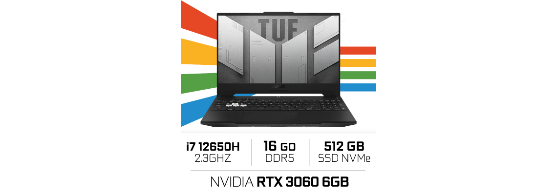 ASUS TUF DASH F15 TUF517ZM Intel Core i7 12650H/16GB/512GB