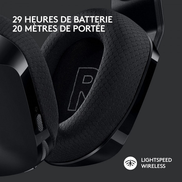Logitech G733 Lightspeed Black Casques Logitech, Ultra Pc Gamer Maroc