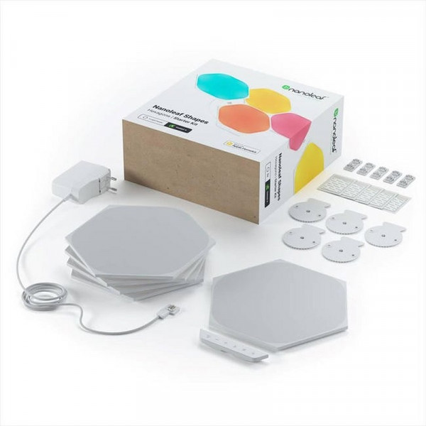 Nanoleaf Shapes Hexagones Starter Kit (5 pièces) Périphériques de jeu Nanoleaf, Ultra Pc Gamer Maroc