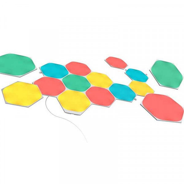 Nanoleaf Shapes Hexagones Starter Kit (15 pièces) Périphériques de jeu Nanoleaf, Ultra Pc Gamer Maroc