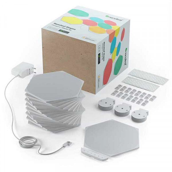 Nanoleaf Shapes Hexagones Starter Kit (15 pièces) Périphériques de jeu Nanoleaf, Ultra Pc Gamer Maroc