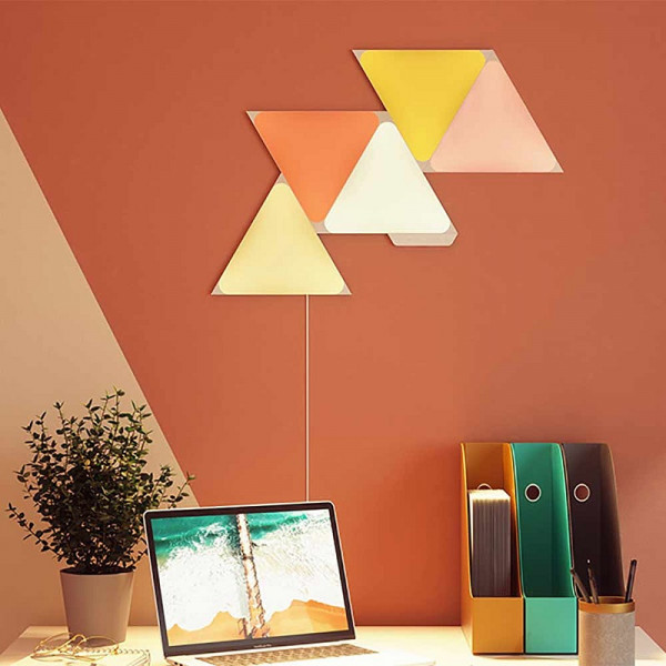 Nanoleaf Shapes Triangles Starter Kit (9 pièces) Périphériques de jeu Nanoleaf, Ultra Pc Gamer Maroc