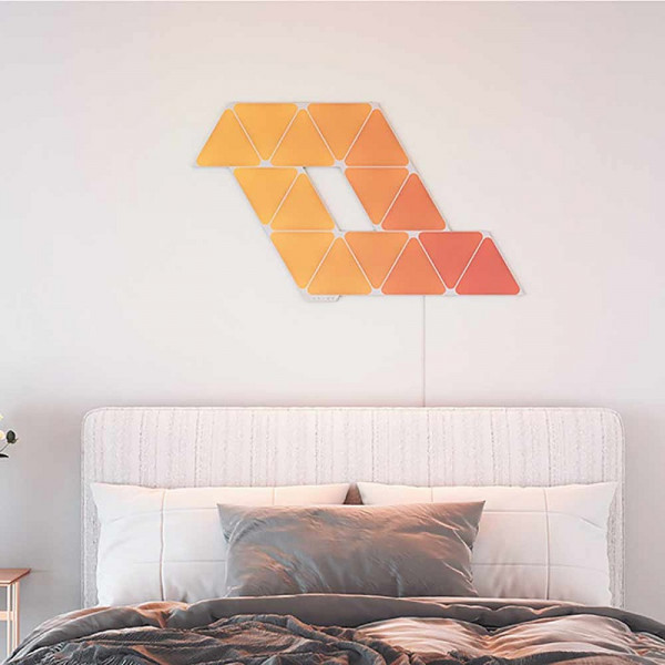 Nanoleaf Shapes Triangles Starter Kit (9 pièces) Périphériques de jeu Nanoleaf, Ultra Pc Gamer Maroc