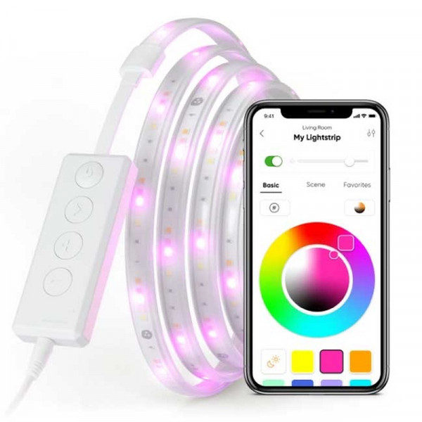 Nanoleaf Essentials Lightstrip 2M Starter Kit Périphériques de jeu Nanoleaf, Ultra Pc Gamer Maroc