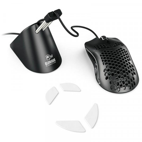 Glorious Model O Regular RGB (Noir Mat) + Bungee + G-Skates Souris Glorious PC Gaming Race, Ultra Pc Gamer Maroc