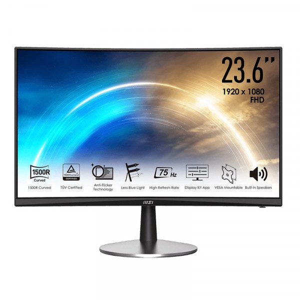 MSI PRO MP242C 23.8" Moniteurs MSI, Ultra Pc Gamer Maroc
