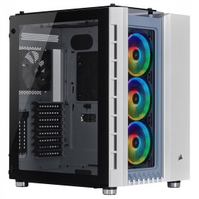 Corsair Crystal 680X RGB White Boitiers PC Corsair, Ultra Pc Gamer Maroc