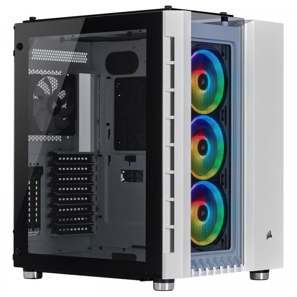 Corsair Crystal 680X RGB White Boitiers PC Corsair, Ultra Pc Gamer Maroc