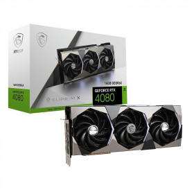 MSI GeForce RTX 4080 SUPRIM X 16GB GDDR6X Cartes graphiques MSI, Ultra Pc Gamer Maroc