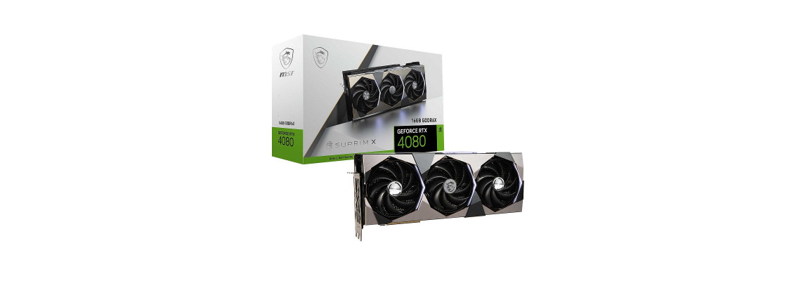 MSI GeForce RTX 4080 SUPRIM X 16GB GDDR6X